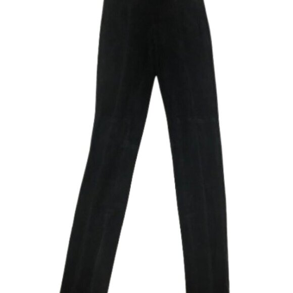 NWT POLO Ralph Lauren Women's Lambskin High Rise Suede Leggings Navy Size XS - Picture 4 of 11